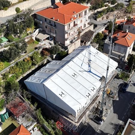 coperture-temporanee-modulari-dall'alto coperture-temporanee-modulari-dall'alto